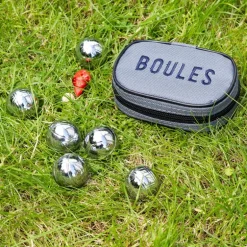 Mini Boules set in travel case
