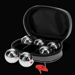 Mini Boules set in travel case