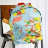 Mini children's backpack - World Map
