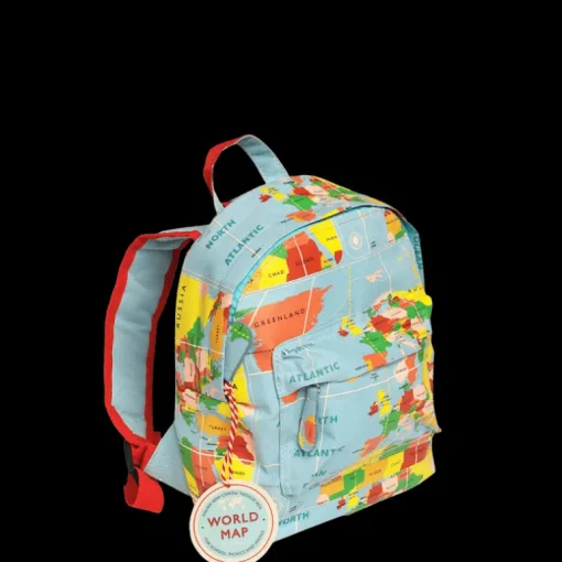 Mini children's backpack - World Map