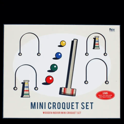 Mini croquet set