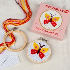 Mini cross-stitch kit - Butterfly