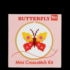 Mini cross-stitch kit - Butterfly