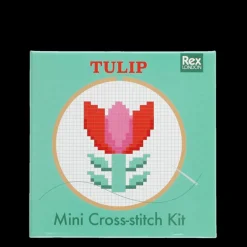 Mini cross-stitch kit - Tulip