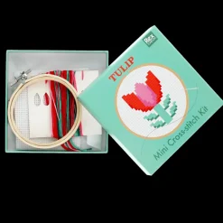 Mini cross-stitch kit - Tulip