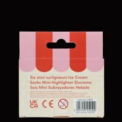 Mini highlighters (set of 4) - Ice cream
