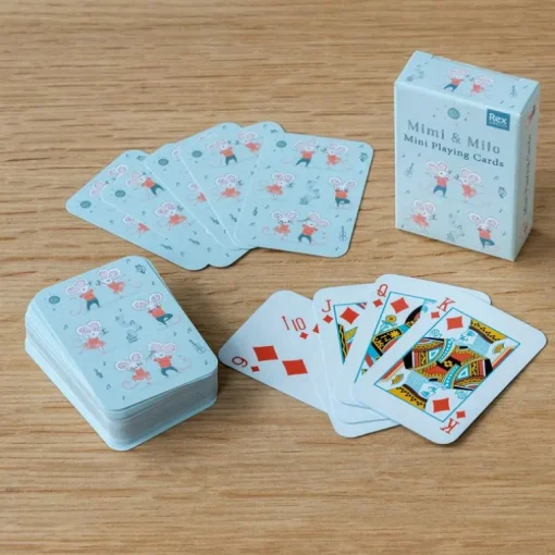 Mini playing cards - Mimi and Milo