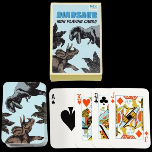 Mini playing cards - Prehistoric Land dinosaur