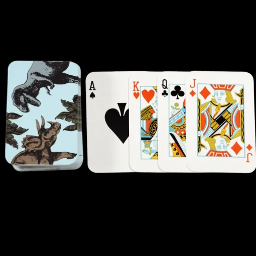 Mini playing cards - Prehistoric Land dinosaur