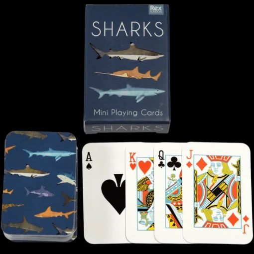 Mini playing cards - Sharks