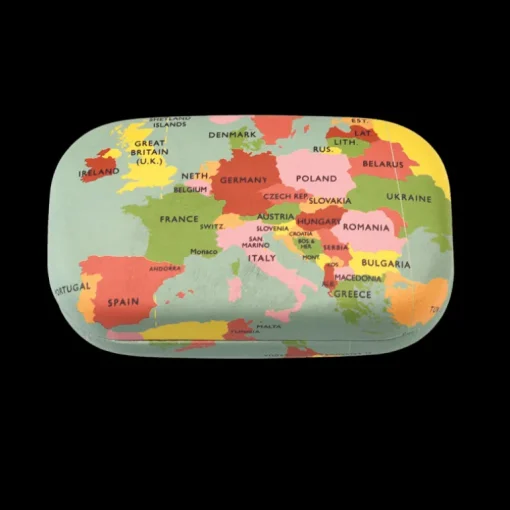 Mini travel case - World Map