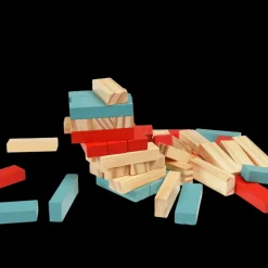 Mini wooden topple tower - Wild Bear