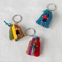 Mini worry doll amulet with keyring - Assorted (SINGLE)
