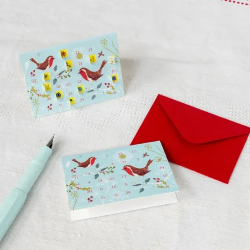 Miniature advent calendar Christmas card - Winter Walk