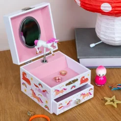 Musical jewellery box - Unicorn