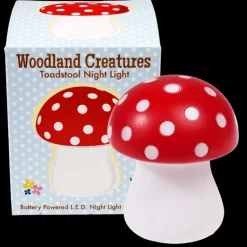 Night light - Red toadstool