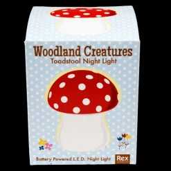 Night light - Red toadstool