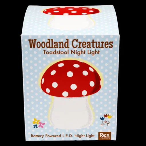 Night light - Red toadstool