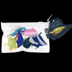 Ocean animal erasers (set of 6)