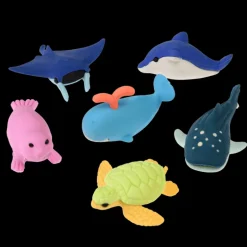 Ocean animal erasers (set of 6)