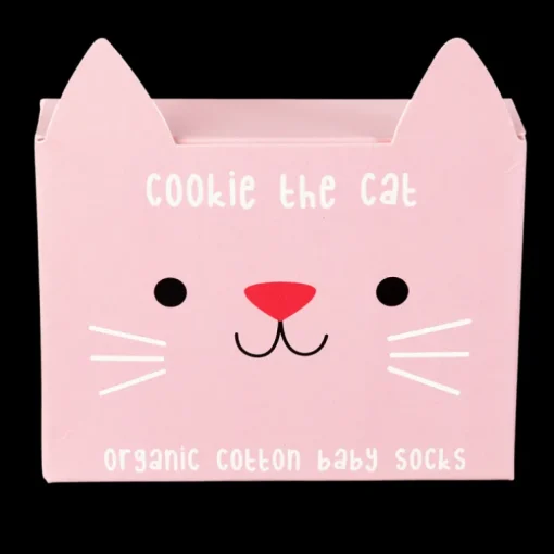 Pair of baby socks - Cookie the Cat