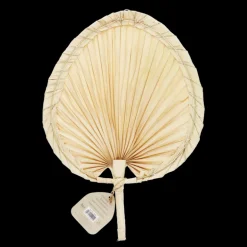 Palm leaf hand fan