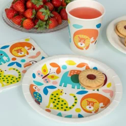Paper plates (pack of 8) - Wild Wonders