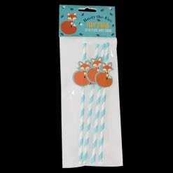 Paper straws (pack of 4) - Rusty the Fox