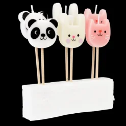 Party cake candles (set of 6) - Miko and Friends