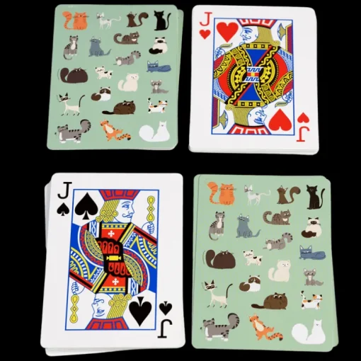 Playing cards in a tin - Nine Lives