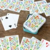 Playing cards in a tin - Wild Flowers