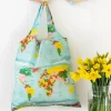 Recycled foldaway shopper bag - World Map