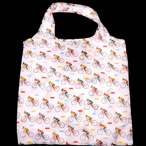 Recycled foldaway shopper bag - Le Bicycle