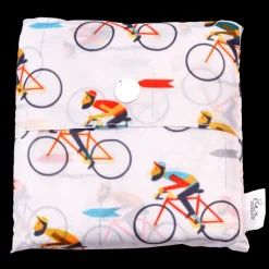 Recycled foldaway shopper bag - Le Bicycle