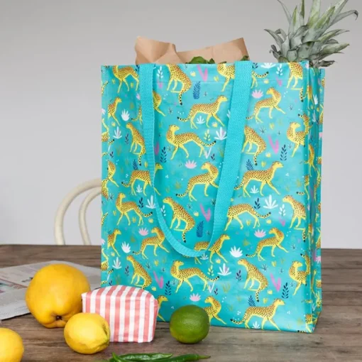 Recycled shopping bag - Cheetah