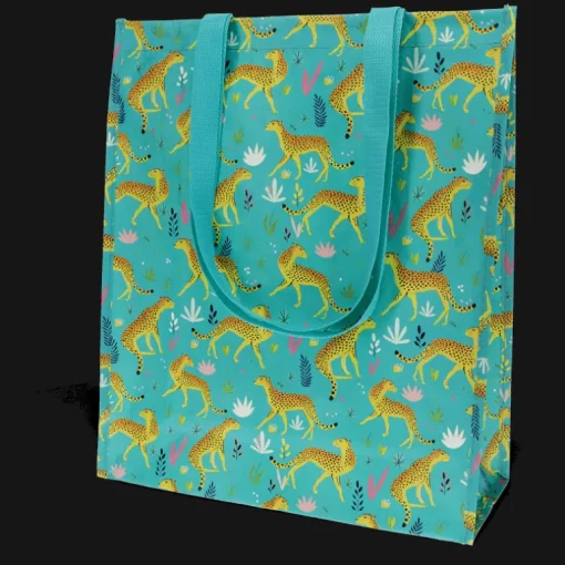 Recycled shopping bag - Cheetah