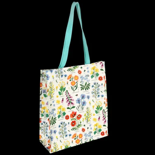 Recycled shopping bag - Wild Flowers