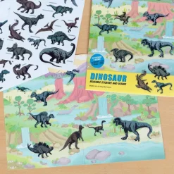 Reusable stickers and scenes - Prehistoric Land dinosaur