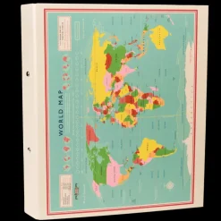 Ring binder - World Map