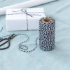 Roll of twine (100m) - Black and white