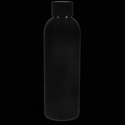 Rubber coated steel bottle 500ml - Black
