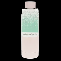 Rubber coated steel bottle 500ml - Light pink