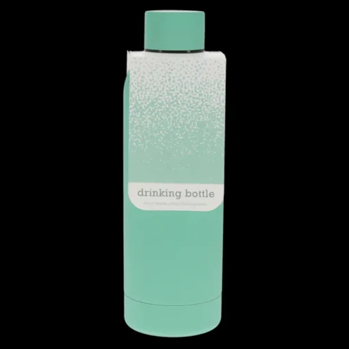 Rubber coated steel bottle 500ml - Mint green