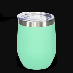 Rubber coated travel cup 350ml - Mint green