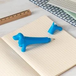 Sausage dog shaped pen - Blue