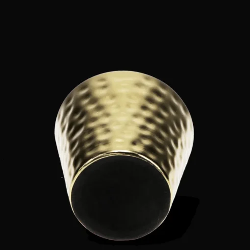 Scented candle - Gold tone hammered metal