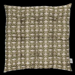Seat pad cushion (37x37cm) - Brown lily