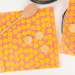 30 sheets greaseproof paper - Floral