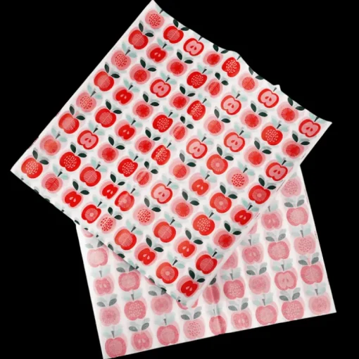 30 sheets greaseproof paper - Vintage Apple