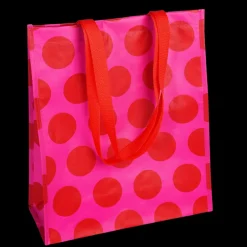 Shopping bag - Spotlight red on pink